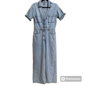 Zara Denim Jumpsuit